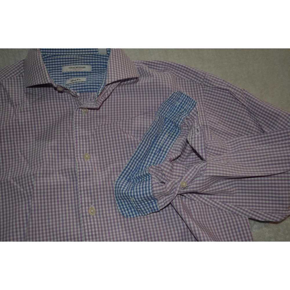 1072 Isaac Mizrahi New York Dress Shirt Flip Cuff… - image 7