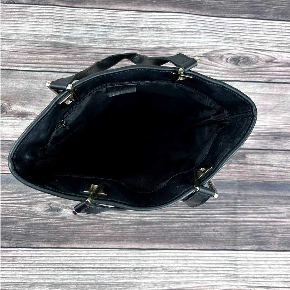 Gucci Black Medium GG Canvas Bucket Tote - image 10
