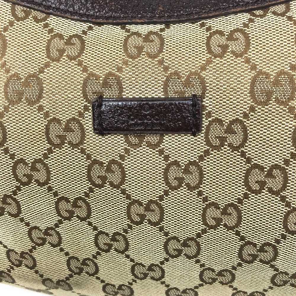 Authentic Gucci crossbody bag brown canvas - image 9