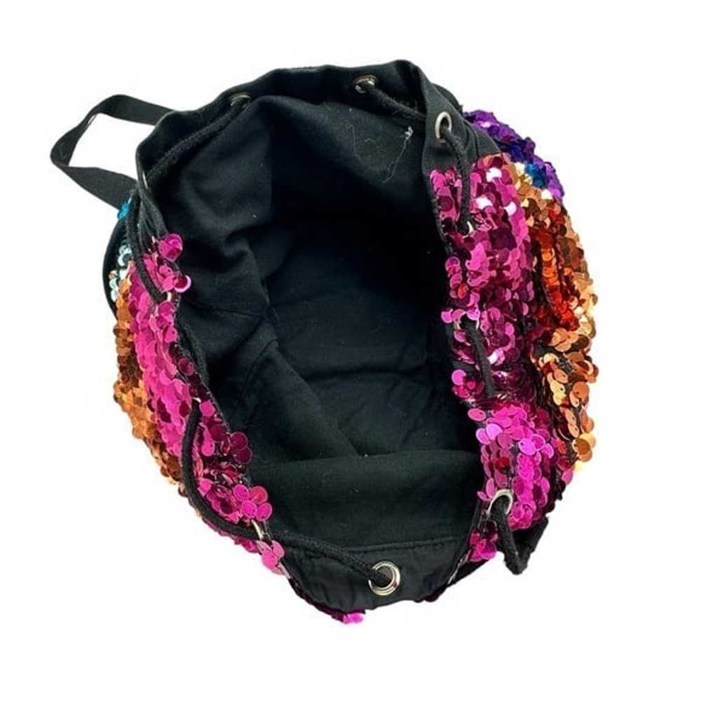Victoria’s Secret Pink Rainbow Sequin Backpack - image 10