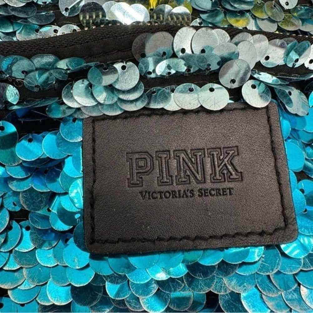 Victoria’s Secret Pink Rainbow Sequin Backpack - image 12
