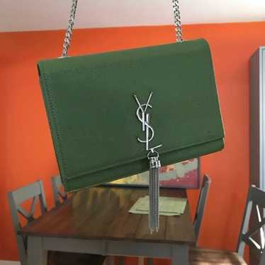 Vintage Green Crossbody Chain Purse. - image 1