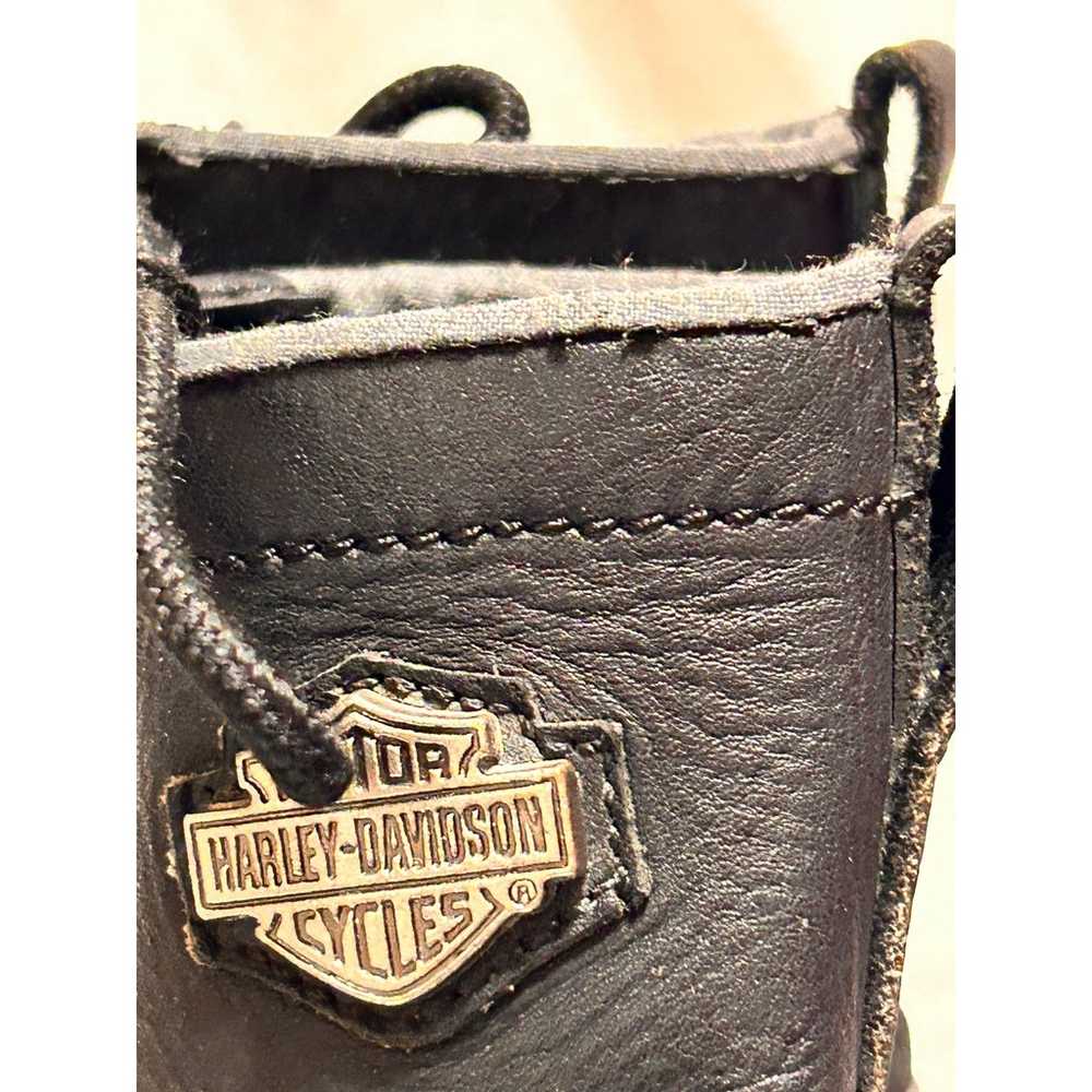 Harley Davidson Black Leather  Boots Women’s Size… - image 10