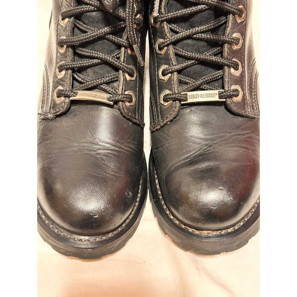 Harley Davidson Black Leather  Boots Women’s Size… - image 3