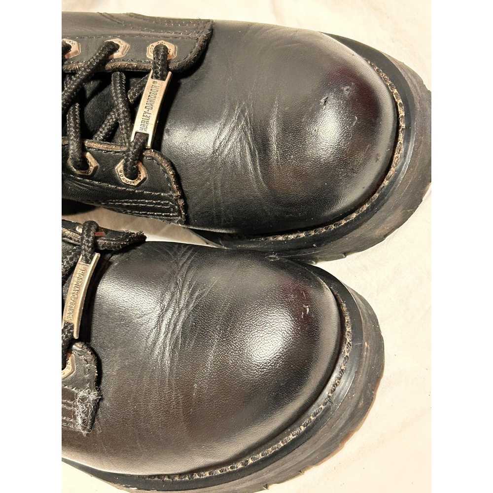 Harley Davidson Black Leather  Boots Women’s Size… - image 4