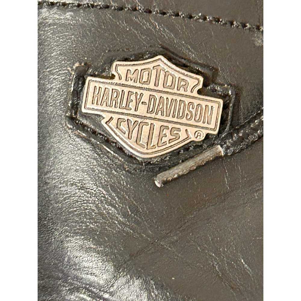 Harley Davidson Black Leather  Boots Women’s Size… - image 5
