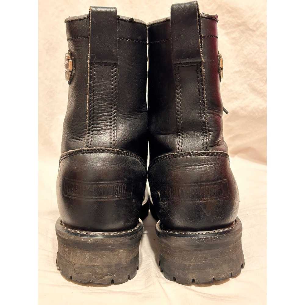 Harley Davidson Black Leather  Boots Women’s Size… - image 7