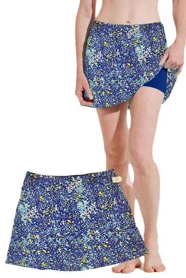 COOLIBAR Cobalt Print UPF 50+  SANDBAR SWIM SKORT 