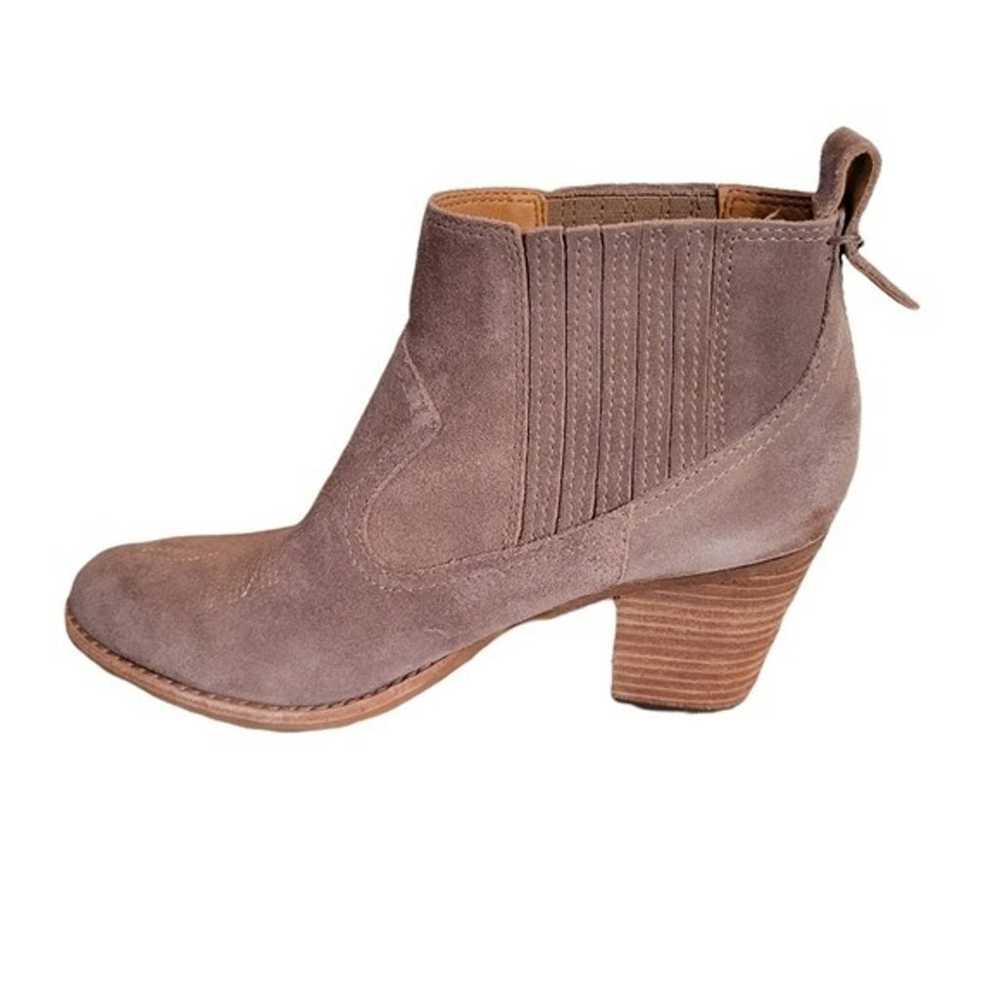 Dolce Vita Western Distressed Suede Leather Taupe… - image 4