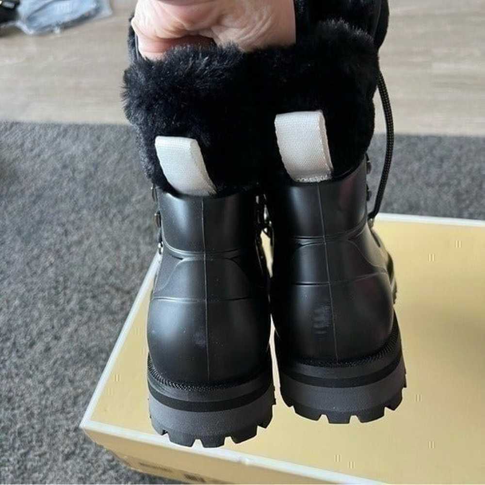 Michael Kors Lanis combat rain boots faux fur - image 10