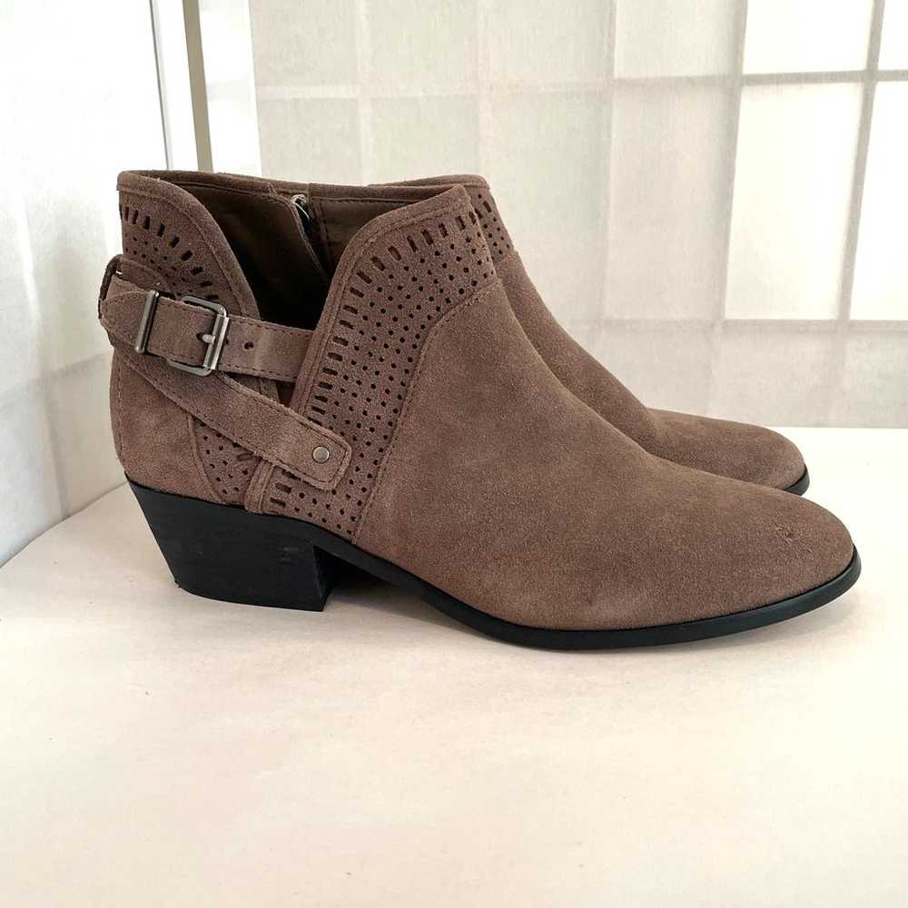 Vince Camuto Pralata Sz 9.5 Leather Suede Buckle … - image 3