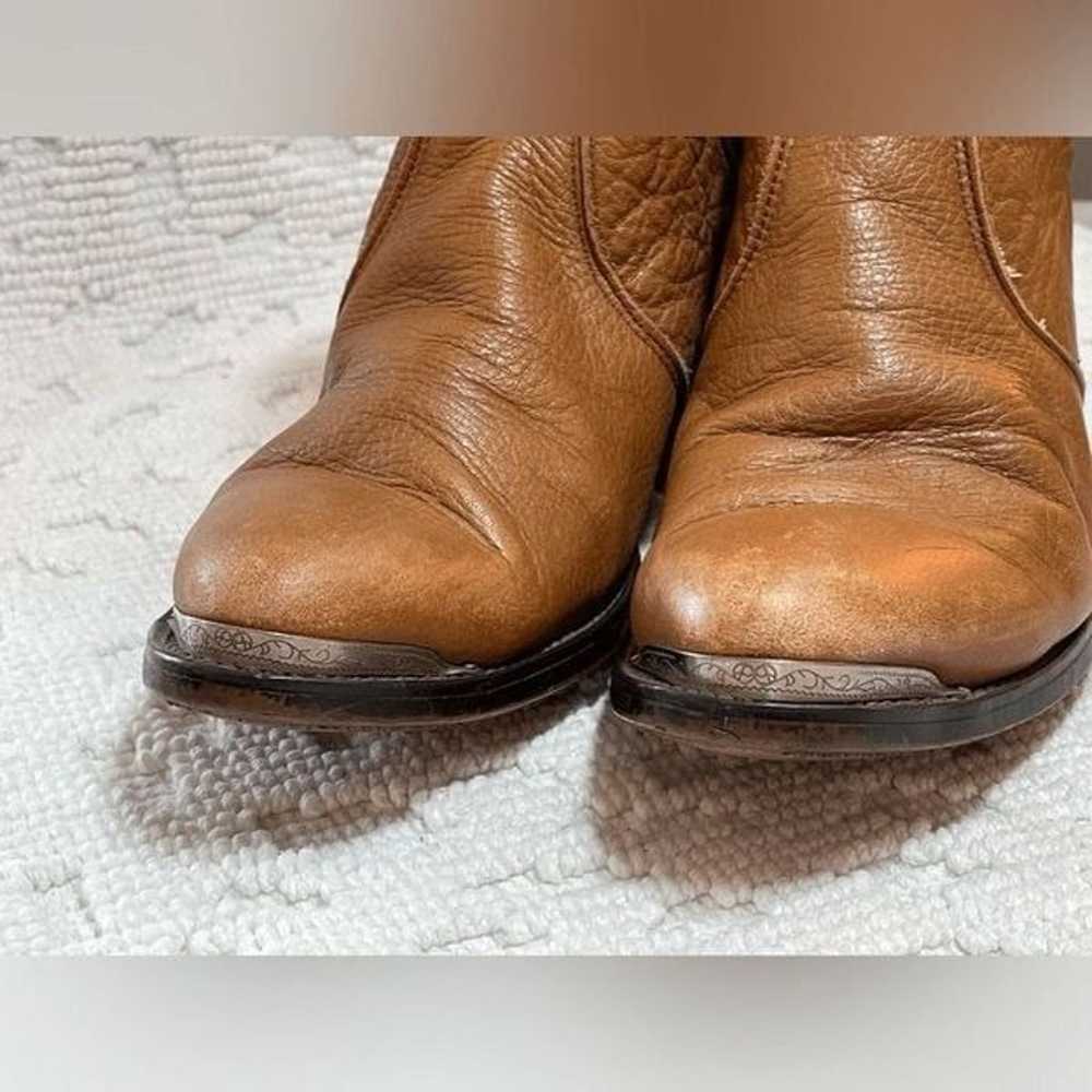 Durango Western cowboy Boots zip ankle booties co… - image 6