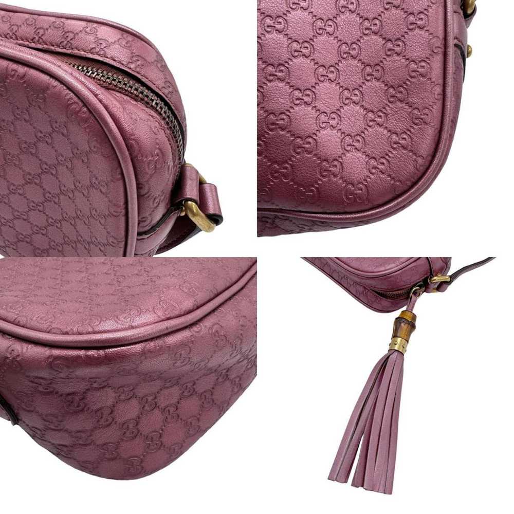 Gucci GUCCI Shoulder Bag Micro Guccissima Leather… - image 4