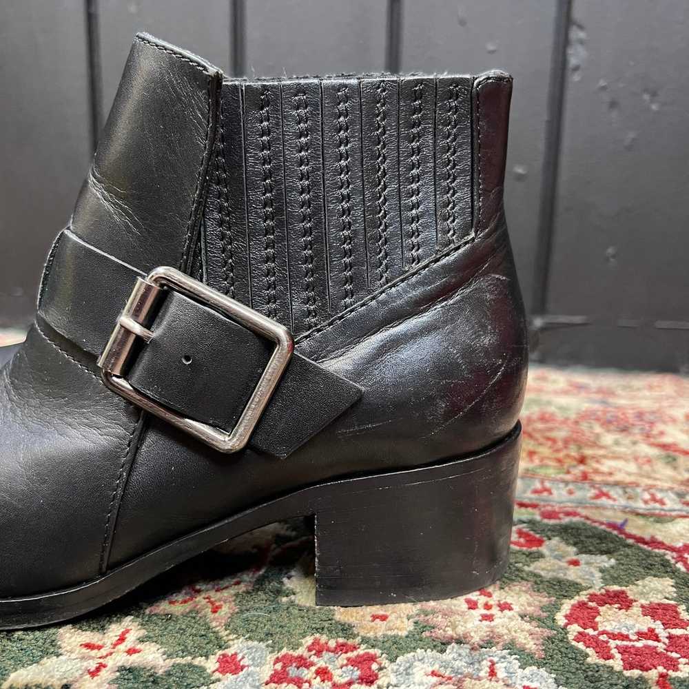 Aquatalia Leather Foster Weatherproof Ankle Boots… - image 3