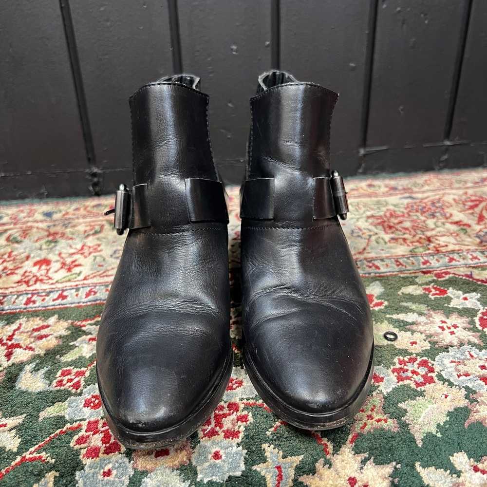 Aquatalia Leather Foster Weatherproof Ankle Boots… - image 4
