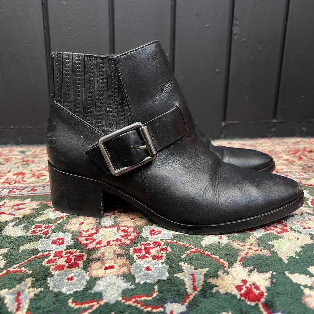 Aquatalia Leather Foster Weatherproof Ankle Boots… - image 5