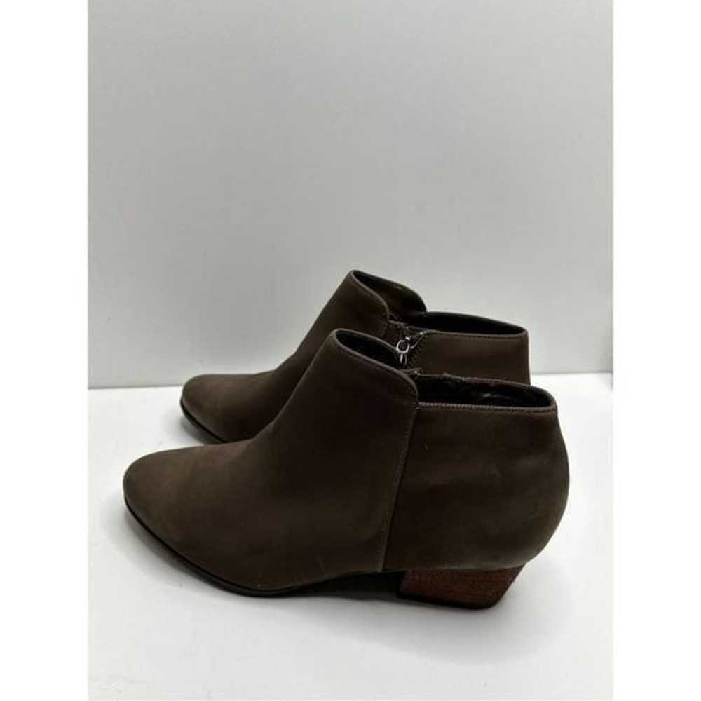 Blondo Villa Olive Suede Ankle Booties Size 12 Wa… - image 2