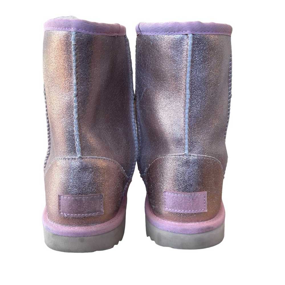 UGG Boots Womens Pink Metallic Leather Colorblock… - image 2