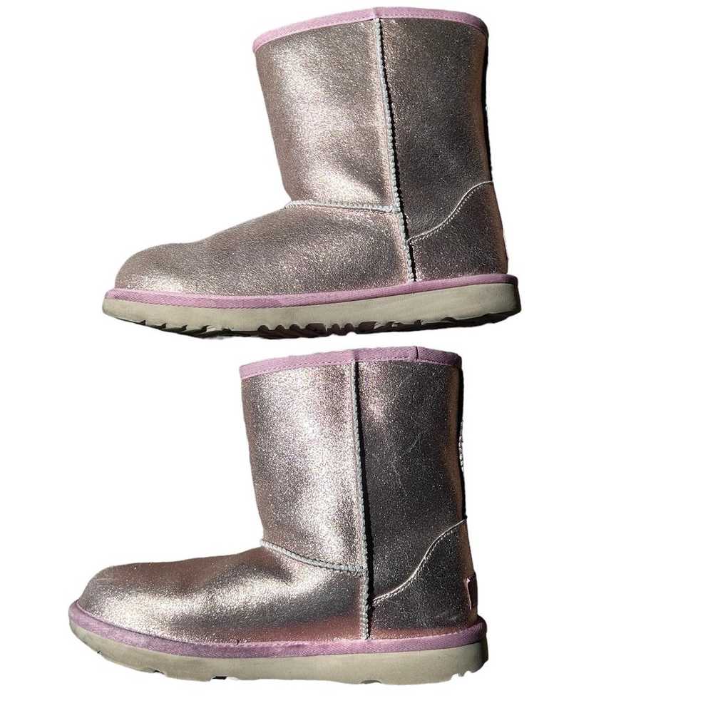 UGG Boots Womens Pink Metallic Leather Colorblock… - image 7