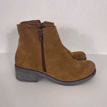 NAOT Chestnut Suede Booties - image 1