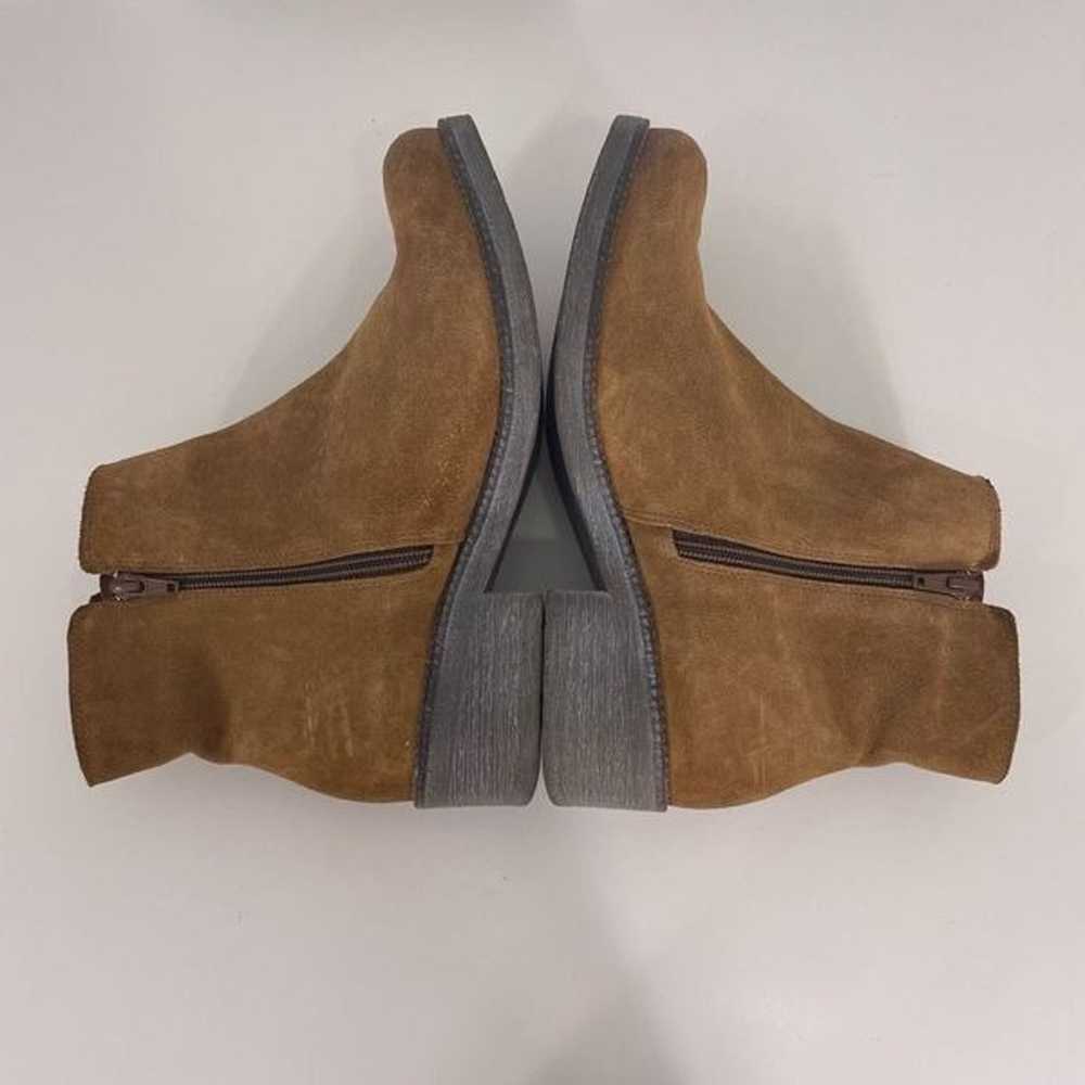 NAOT Chestnut Suede Booties - image 5
