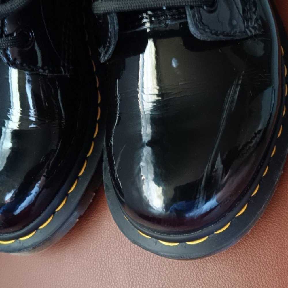 Dr. Martens 1460 WOMEN'S Black Patent Boots Size:9 - image 2