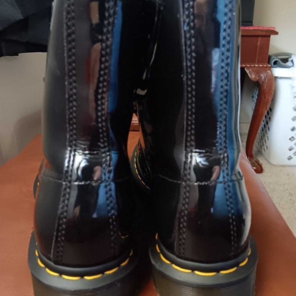 Dr. Martens 1460 WOMEN'S Black Patent Boots Size:9 - image 4