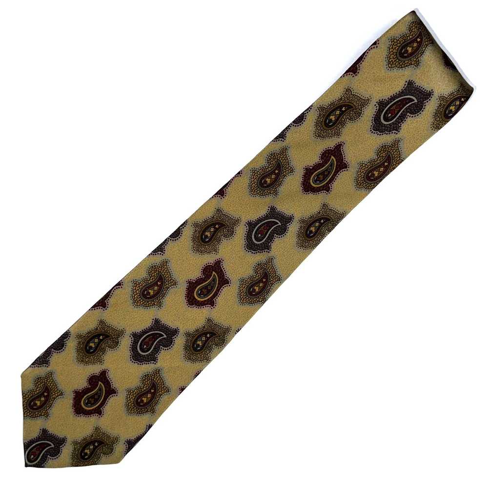 Vintage Fendi Cravatte Paisley Silk Tie - image 1
