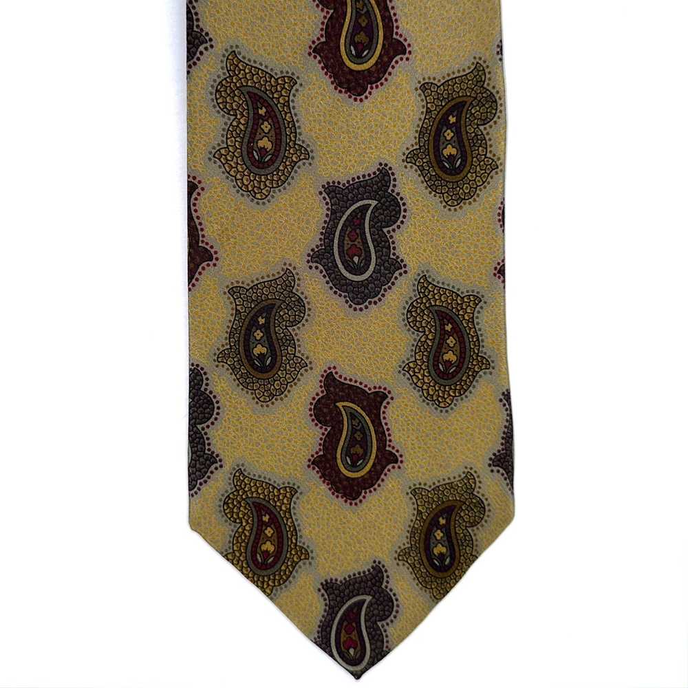 Vintage Fendi Cravatte Paisley Silk Tie - image 2