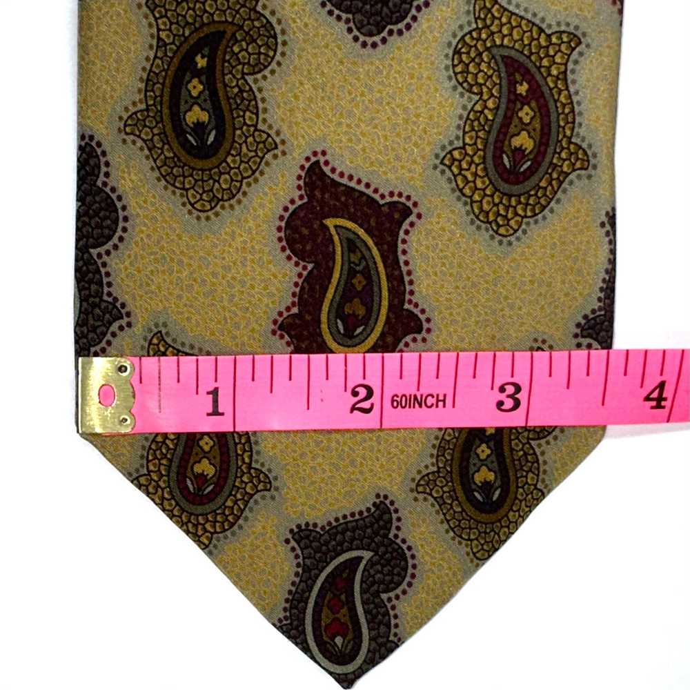 Vintage Fendi Cravatte Paisley Silk Tie - image 7