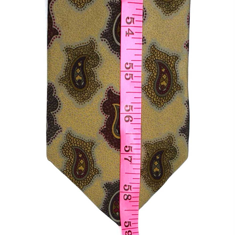 Vintage Fendi Cravatte Paisley Silk Tie - image 8