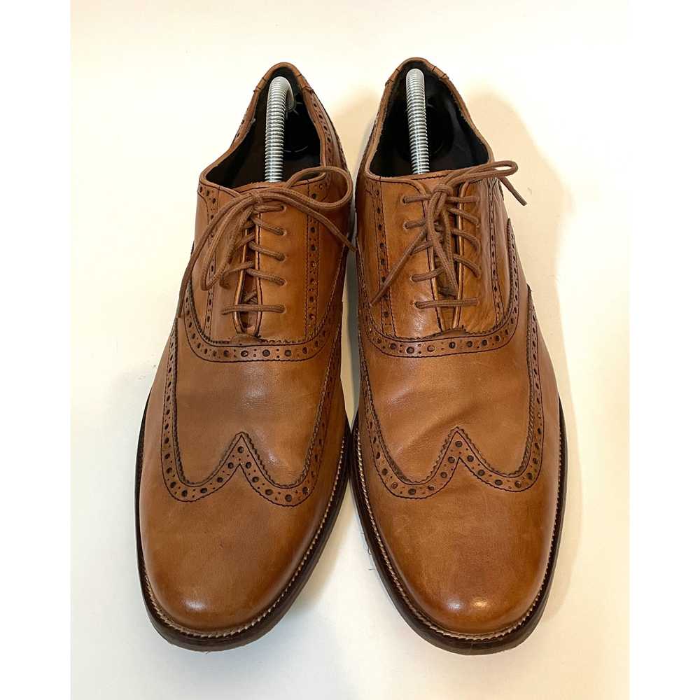 Cole Haan Leather Wingtip Oxfords Dress Shoes Bro… - image 2