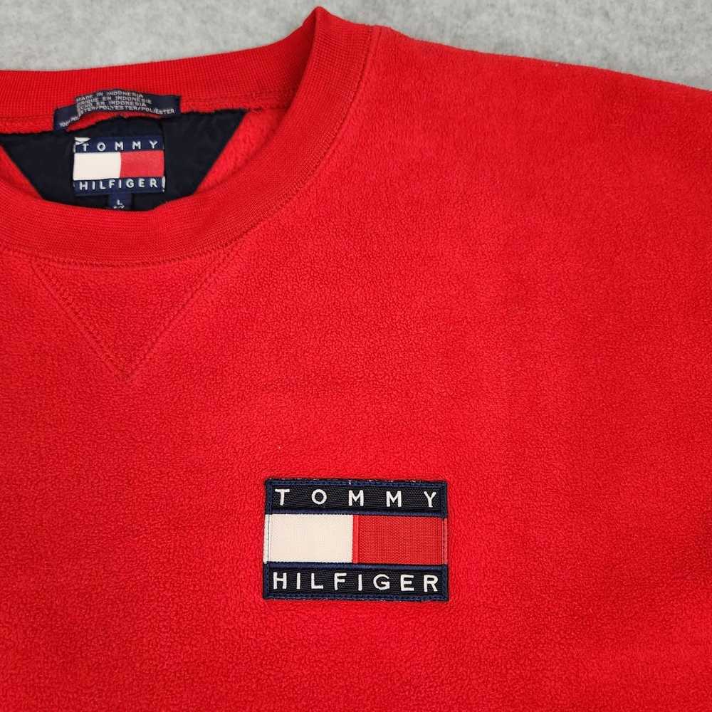 Tommy Hilfiger Shirt Mens Size Large Fleece Pullo… - image 3