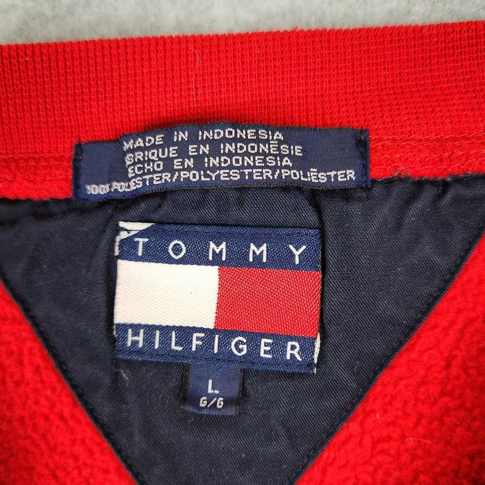 Tommy Hilfiger Shirt Mens Size Large Fleece Pullo… - image 4