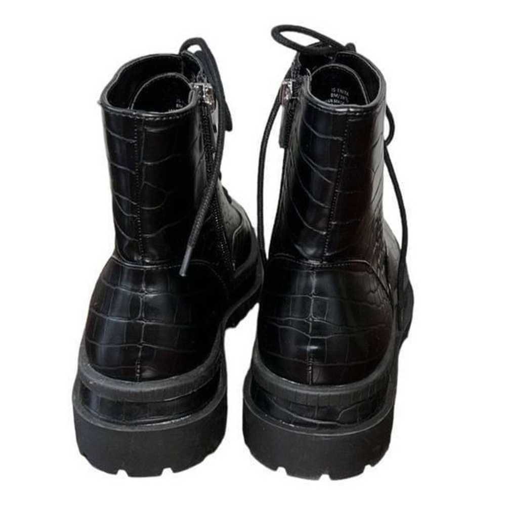 Jessica Simpson Black Combat Boots(Size 8M) - image 4