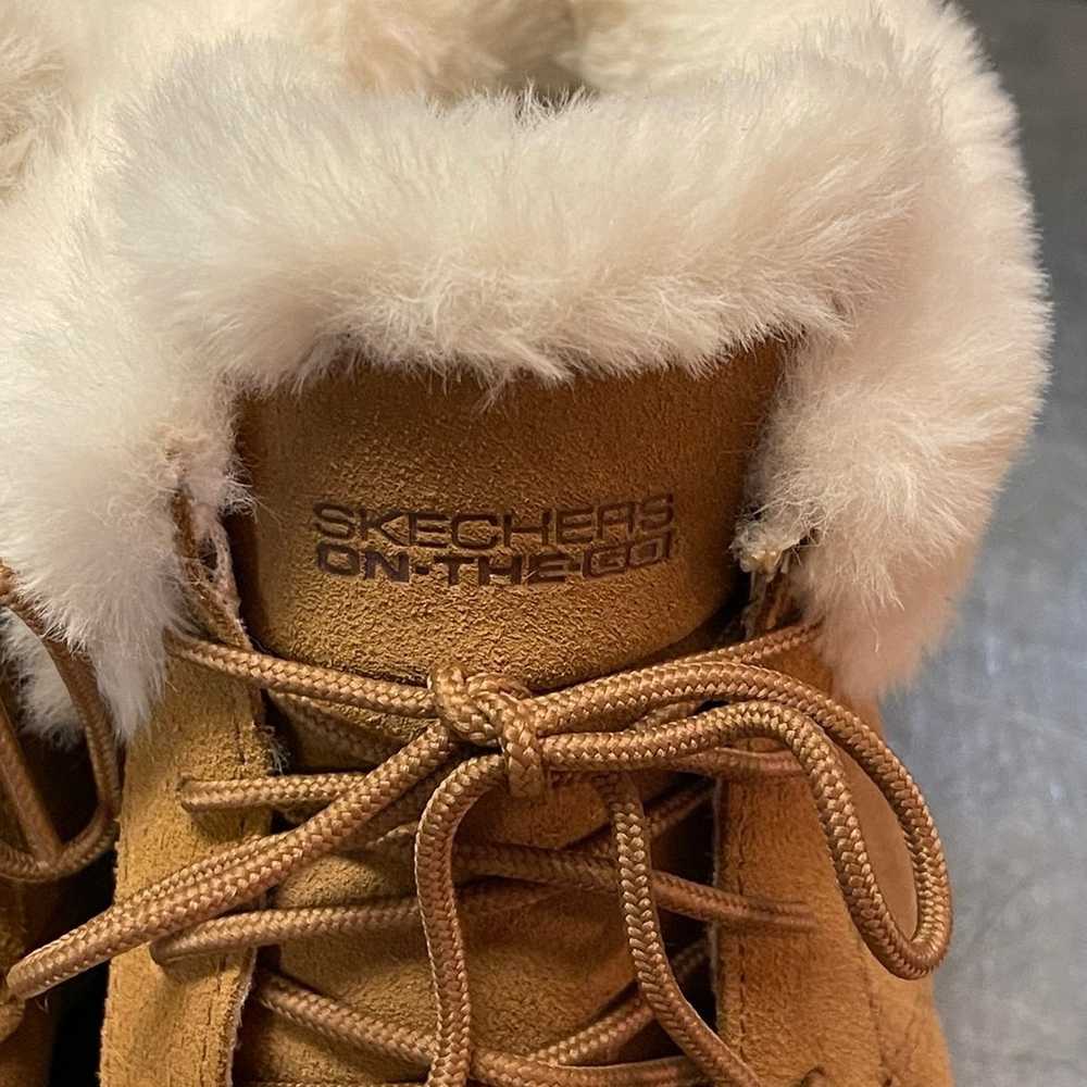 NEW Skechers On The Go Joy Lush Suede Faux Fur An… - image 9