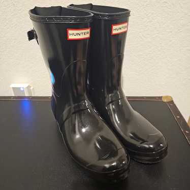 HUNTER Original Adjustable Short Gloss Rain Boot … - image 1