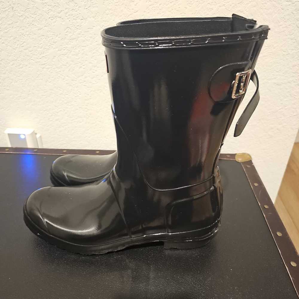 HUNTER Original Adjustable Short Gloss Rain Boot … - image 2