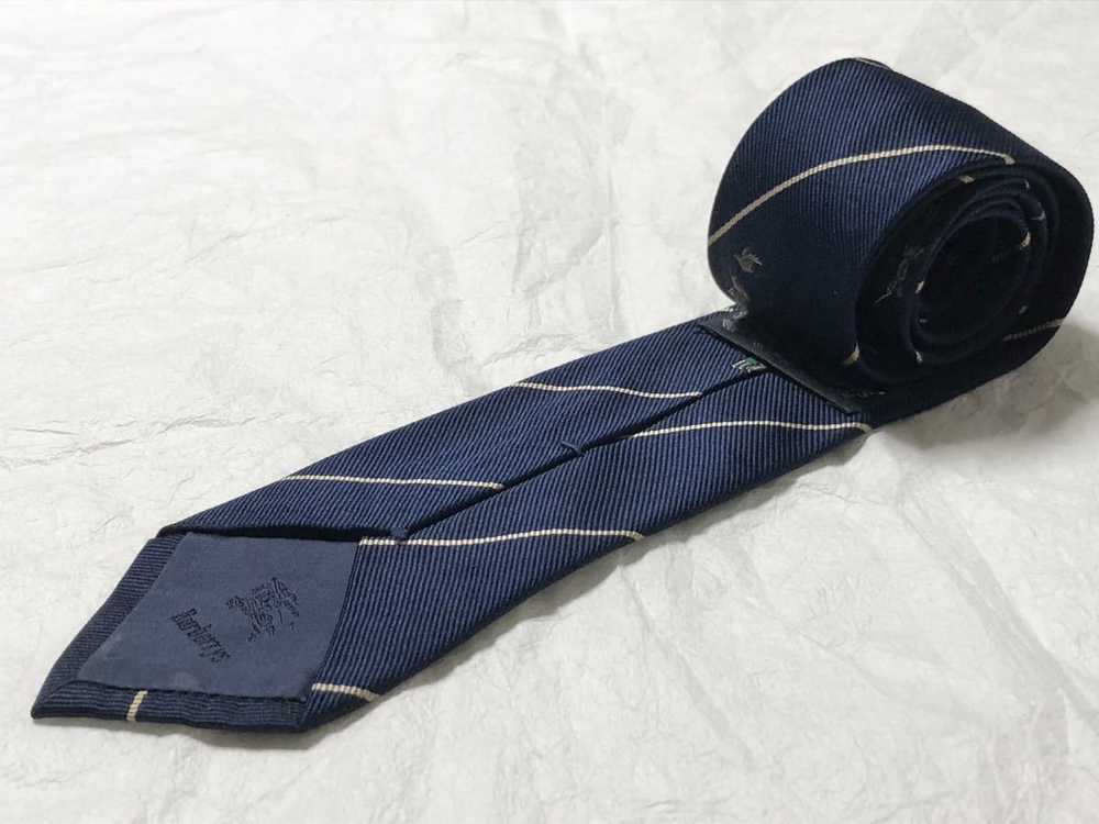 Burberry Authentic Necktie Tie 100% Silk Pheasant… - image 3