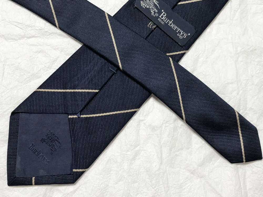 Burberry Authentic Necktie Tie 100% Silk Pheasant… - image 4