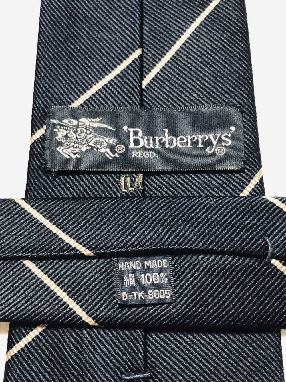 Burberry Authentic Necktie Tie 100% Silk Pheasant… - image 6