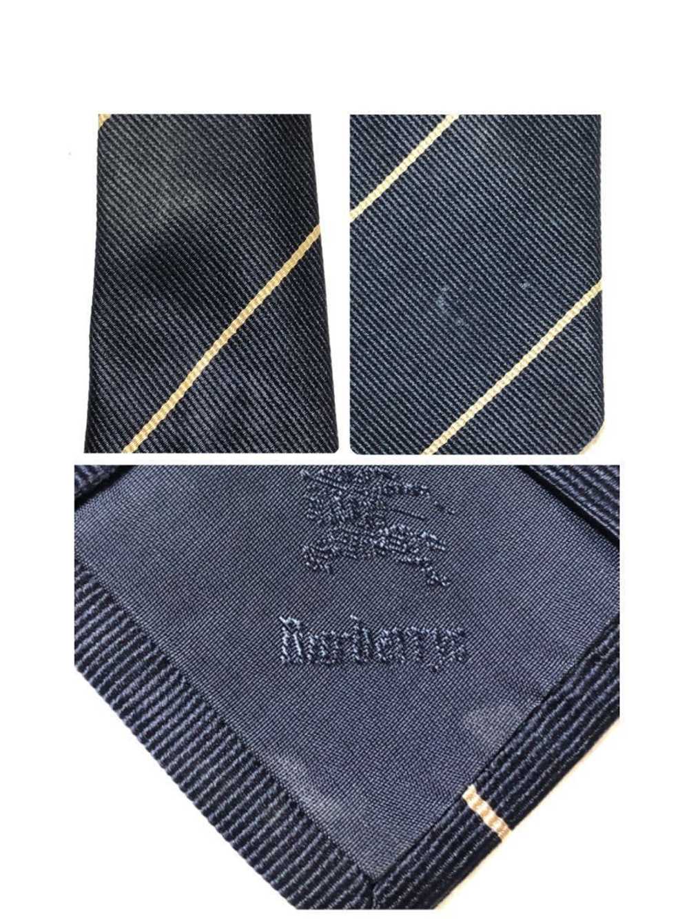 Burberry Authentic Necktie Tie 100% Silk Pheasant… - image 7