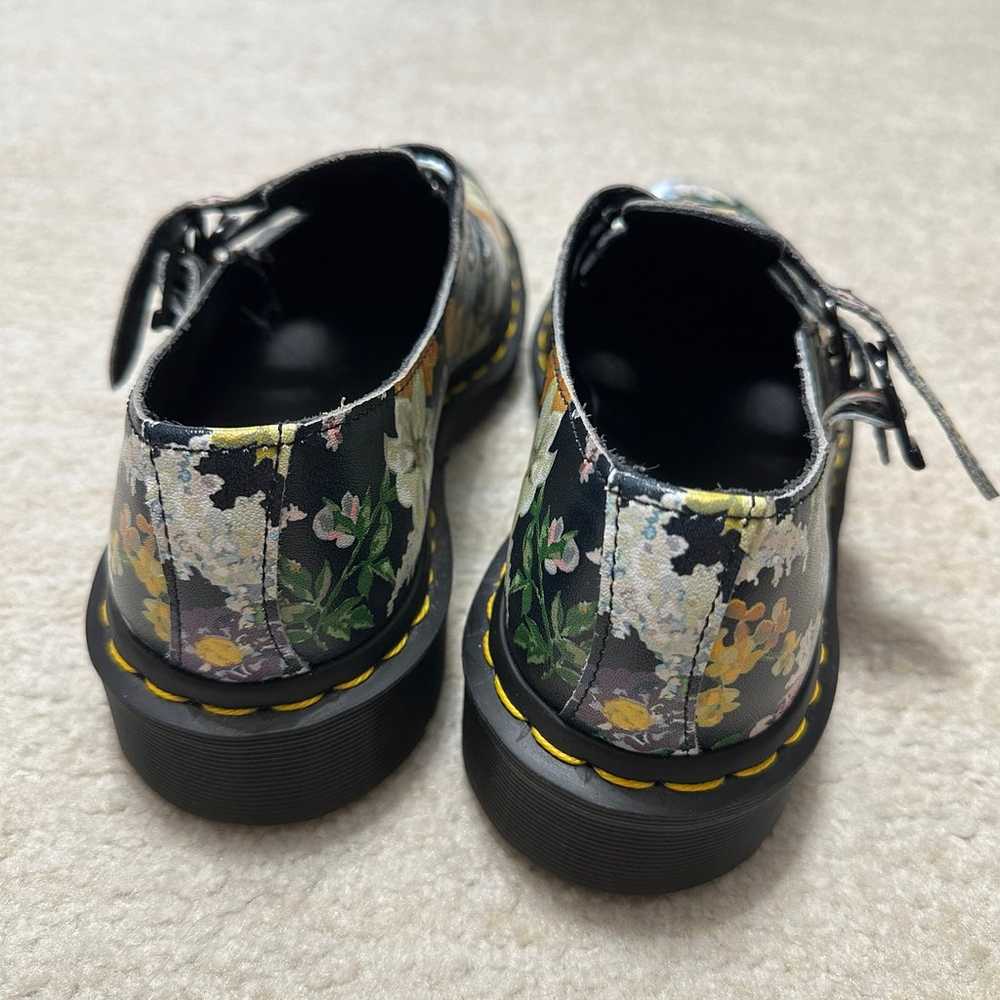 Dr. Martens Mary Jane's Black Floral Leather Boot… - image 7