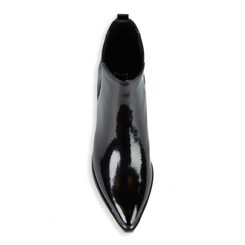 Marc Fisher Black Patent Leather Yale Pointy Toe … - image 5