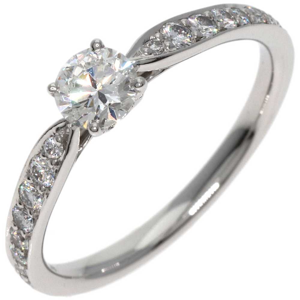 TIFFANY & Co. Harmony 1P Diamond Ring Platinum PT… - image 2
