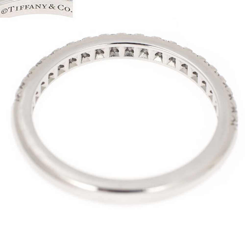 TIFFANY & Co. Pt950 Diamond Ring Half Circle Sole… - image 2