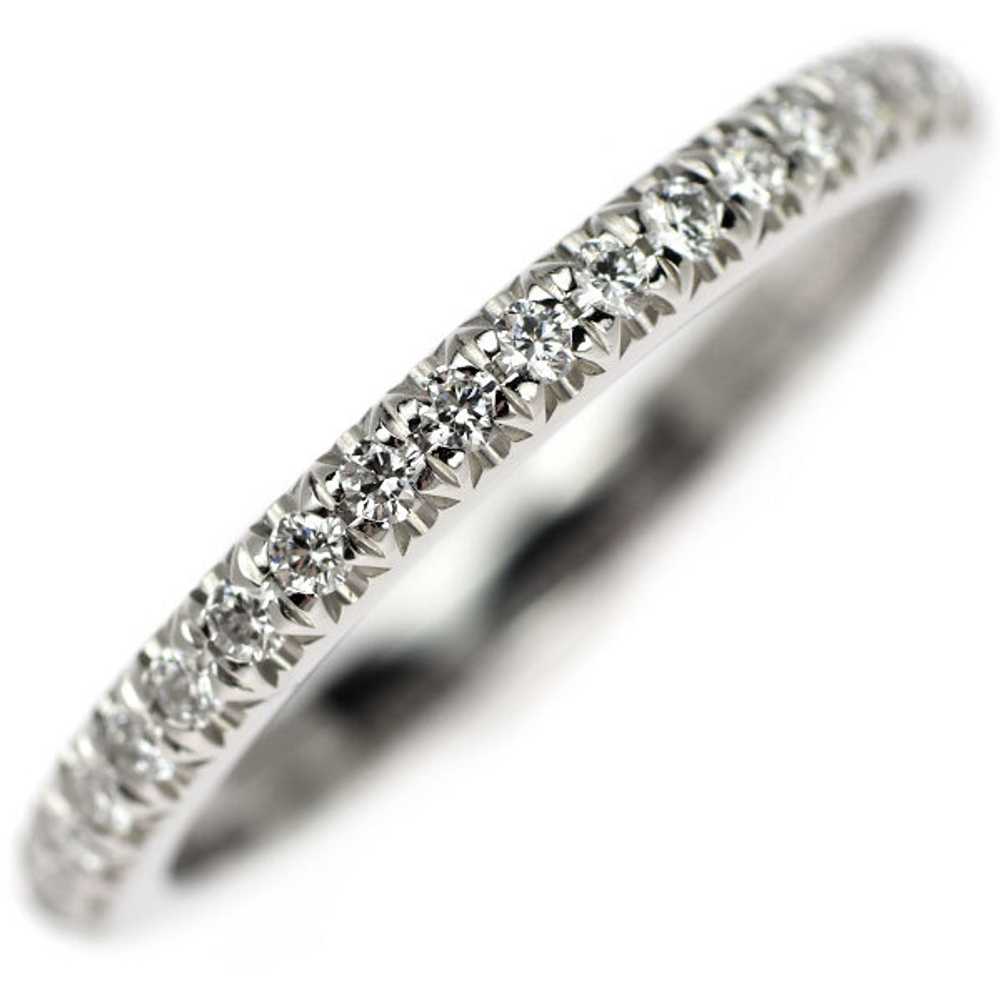 TIFFANY & Co. Pt950 Diamond Ring Half Circle Sole… - image 5