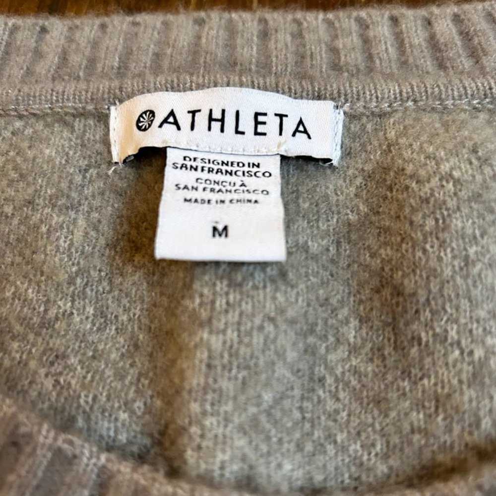 Athleta Hawthorn Textured Sweater Size Medium Ani… - image 2