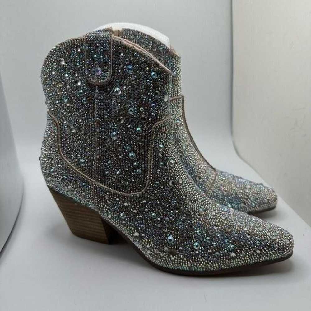 CUSHIONAIRE Women's Rhinestone Western boot +Memo… - image 1