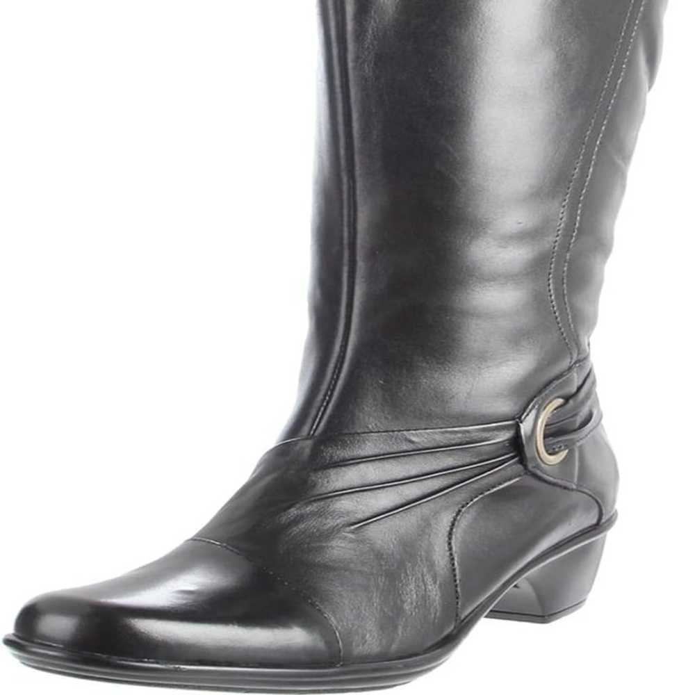 Clarks Women's Wish Excite Black Leather Boot|Kne… - image 3